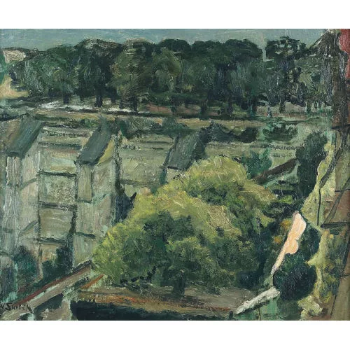 Victor Surbek — "Münsterterrasse Bern".
