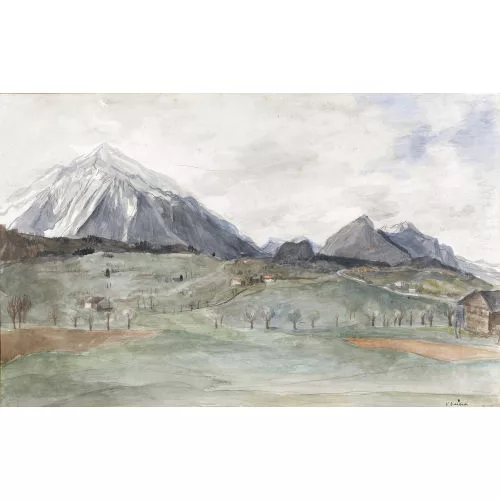 Victor Surbek — Landschaft mit Niesen.