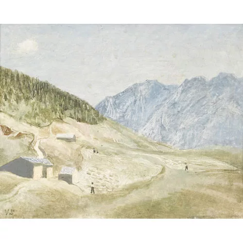 Victor Surbek — "Bei Poschiavo".