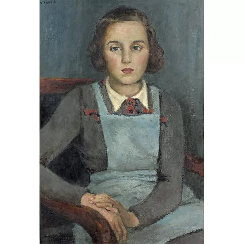 Victor Surbek — Porträt eines Mädchens.
