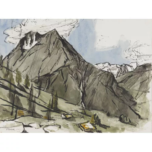 Victor Surbek — Bergmassiv.