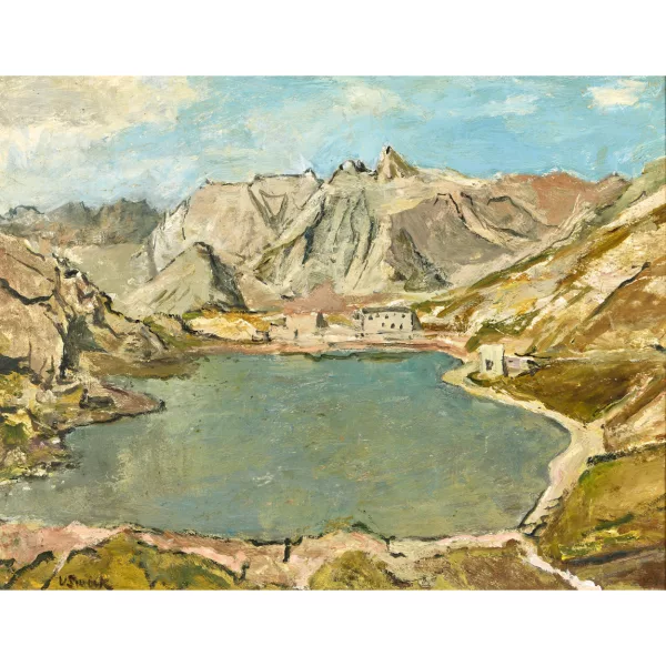 Victor Surbek — "Lac du Grand San Bernardo, 2446 m ü.M.".