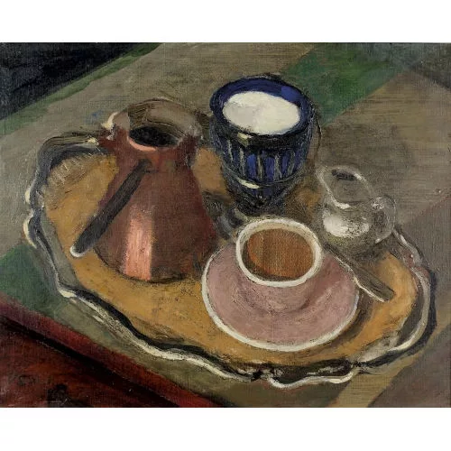 Victor Surbek — "Le café noir".