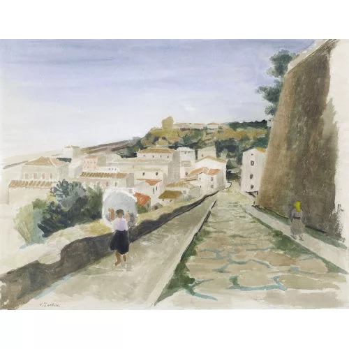 Victor Surbek — Strasse in Apulien.