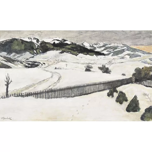 Victor Surbek — "Winter Guggisberg".