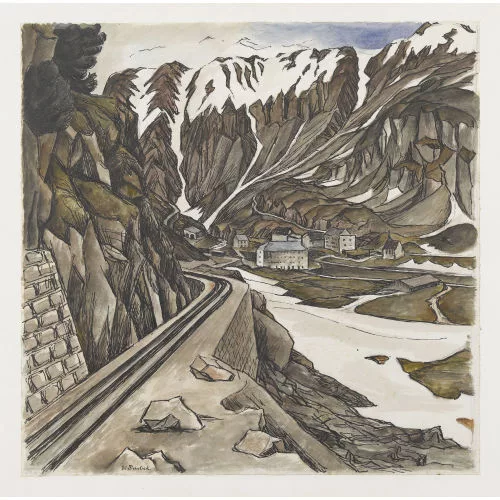 Victor Surbek — Passhöhe.