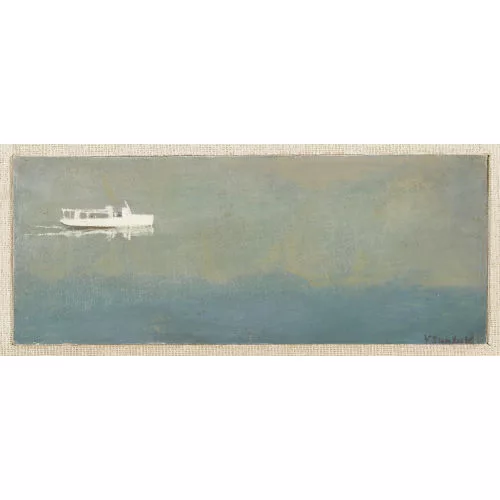 Victor Surbek — Schiff auf dem Brienzersee.