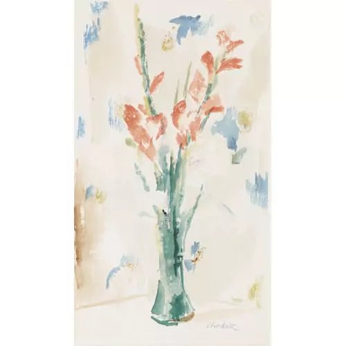 Gladiolen in Vase