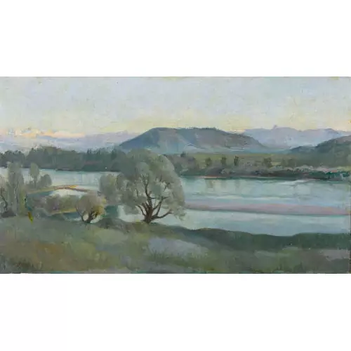 Aareufer mit Blick auf den Belpberg