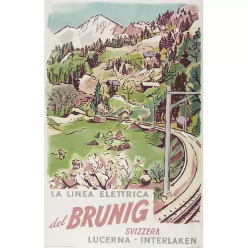 "La Linea Elettrica del Brunig Svizzera"