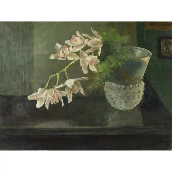 Stillleben mit Orchidee