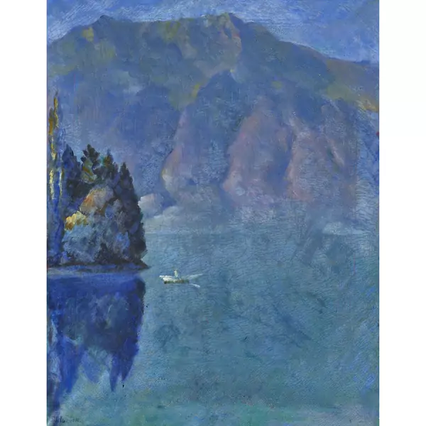 Ruderboot auf dem Brienzersee