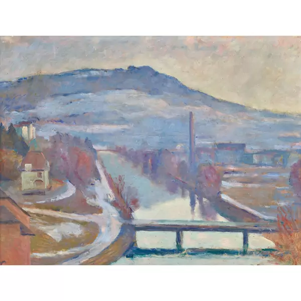 Blick auf die Aare mit Gurten