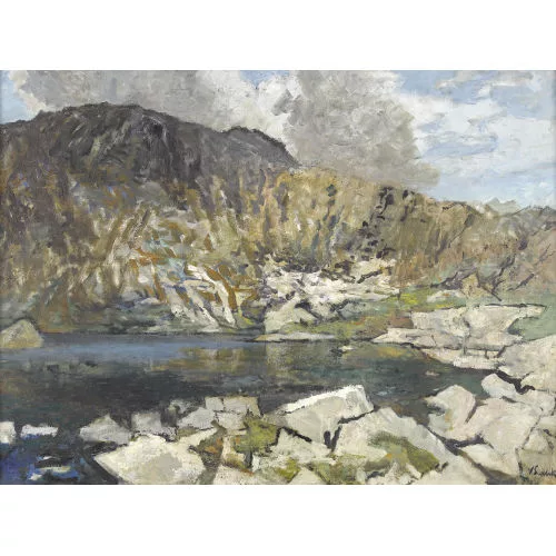 Victor Surbek — "Lac Tsaté".