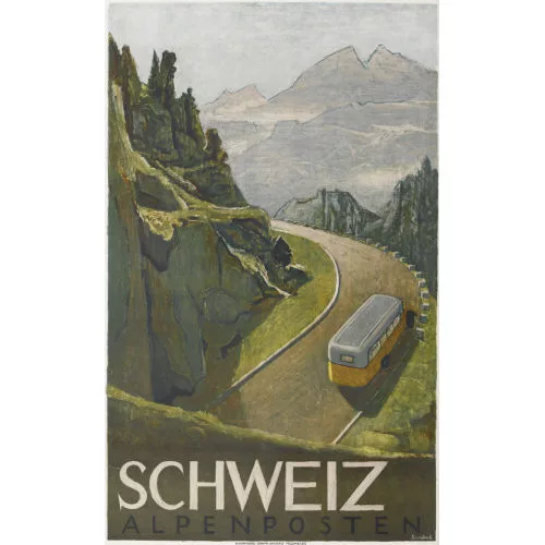 Victor Surbek — "Schweiz Alpenposten".