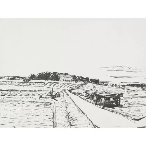 Victor Surbek — Gutshof.