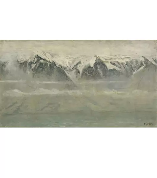 Victor Surbek — Am Brienzersee — Galerie Kornfeld