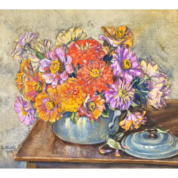 Violette Niestlé — "Zinnias".