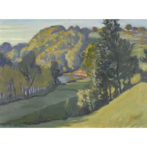 Waldemar Fink — "An der Aare bei Reichenbach".