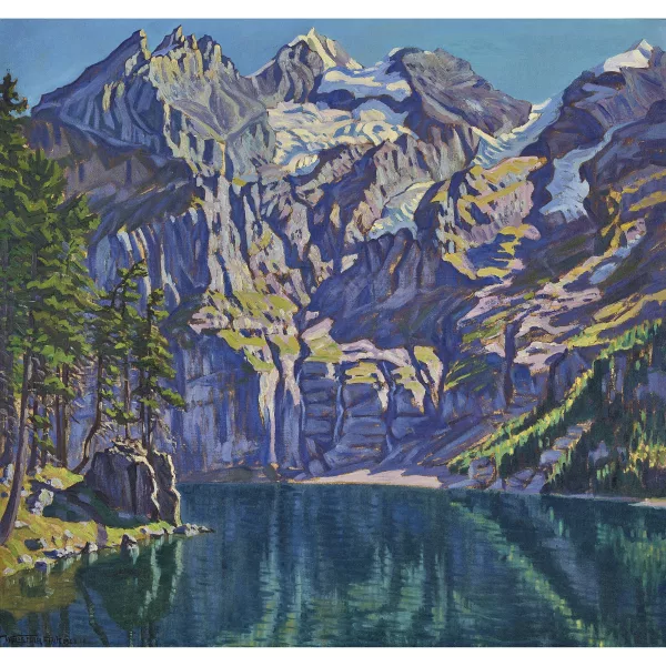 Waldemar Fink — Am Oeschinensee.