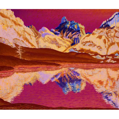 Waldemar Fink — "Wintermorgen bei Kandersteg".