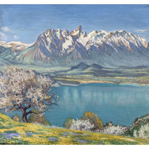 Waldemar Fink — "Maientag rings um den Thunersee".