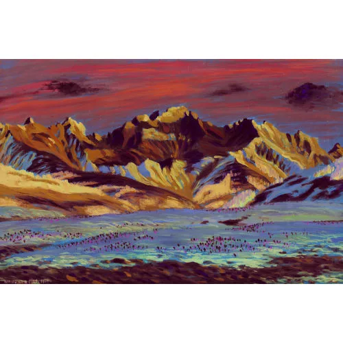 Waldemar Fink — "Osterstimmung im Gebirge".