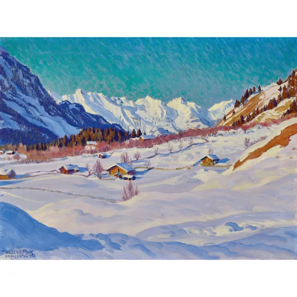 Waldemar Fink — "Winternachmittag".
