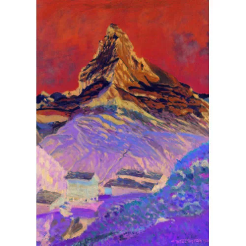 Waldemar Fink — "Matterhorn am Morgen".