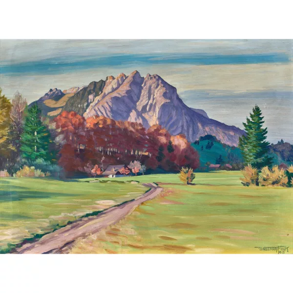 Waldemar Fink — "Herbst bei Simmenfluh".