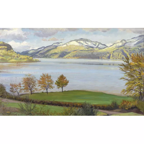 Waldemar Fink — Herbstliche Thunerseelandschaft.