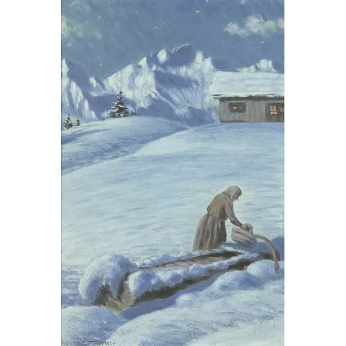 Waldemar Fink — "Wintermondnacht".