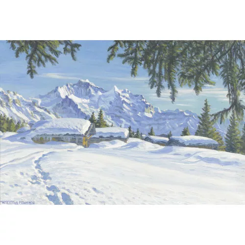 Waldemar Fink — "Sonniger Wintertag".