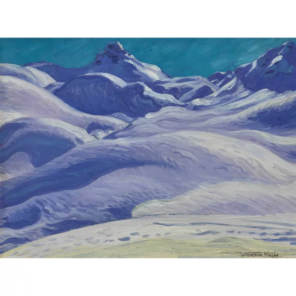 Waldemar Fink — Winterlandschaft.