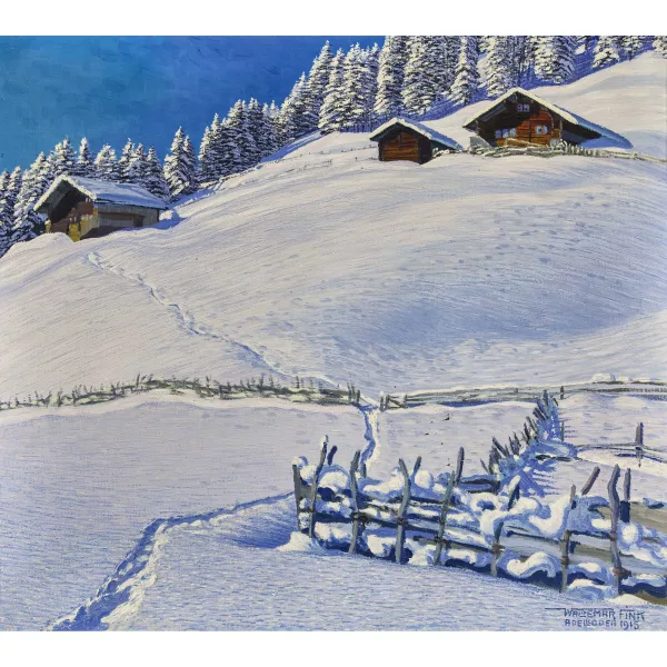 Waldemar Fink — "Winteridyll".