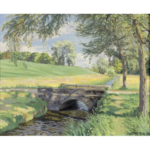 Waldemar Fink — "Frühsommertag in der Elfenau".