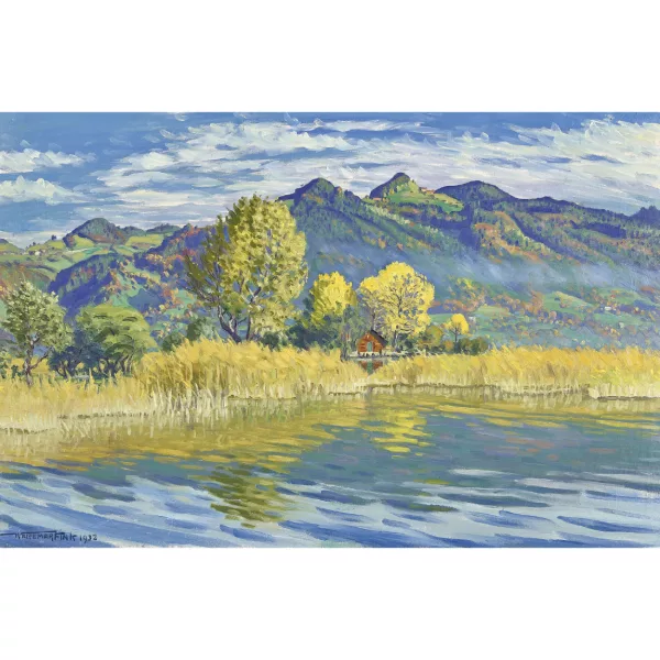 Waldemar Fink — Herbst am Thunersee".