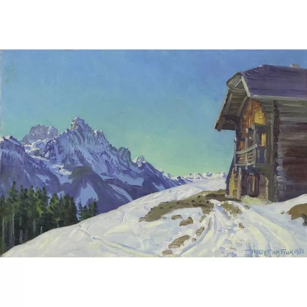 Waldemar Fink — "Wintermorgen".
