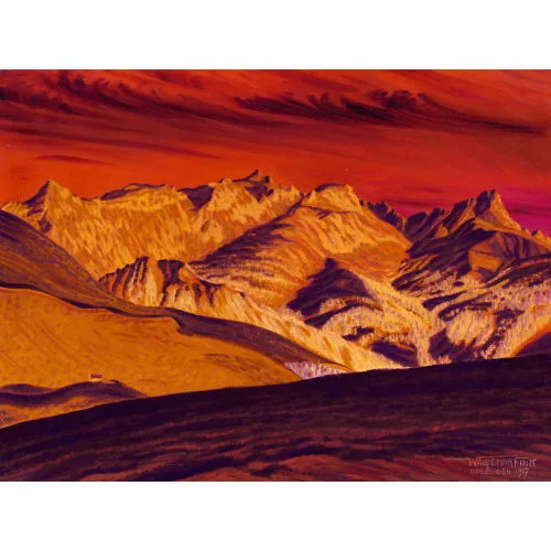 Waldemar Fink — "Wildhornkette in Föhnstimmung".