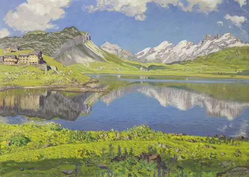 FINK, WALDEMAR — Frühlingsnachmittag auf der Frutt. 1923. — Koller Auktionen