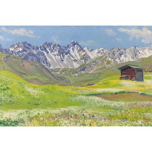Waldemar Fink — "Junimorgen in Inner-Arosa".