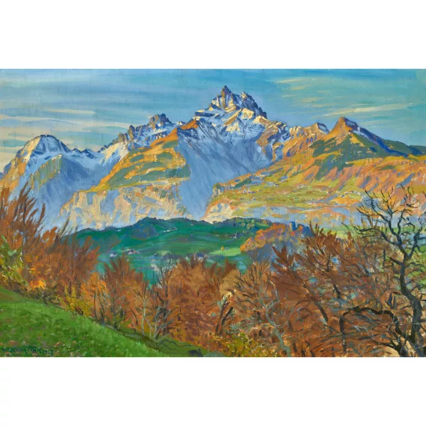 Waldemar Fink — "Herbstmorgen bei Bex".