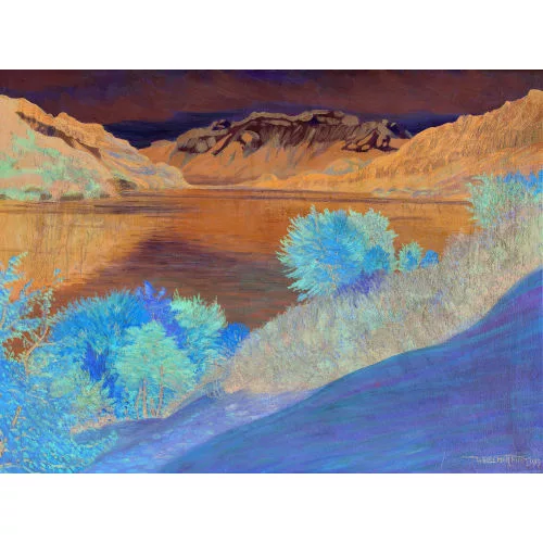 Waldemar Fink — "Herbststimmung am Thunersee".