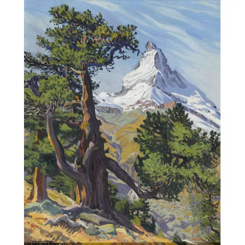 Waldemar Fink — "Arve mit Matterhorn".