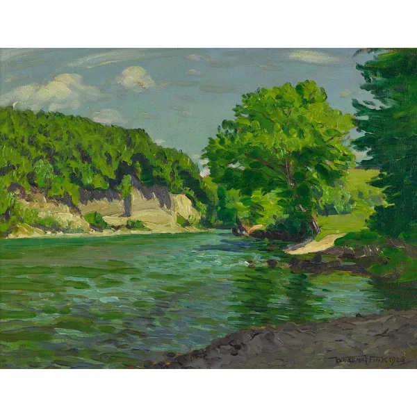 Waldemar Fink — Aare bei Worblaufen.