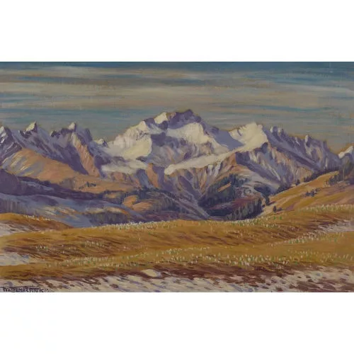 Waldemar Fink — "Osterstimmung in den Bergen".
