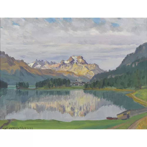 Waldemar Fink — "Septemberstimmung bei Silvaplana".