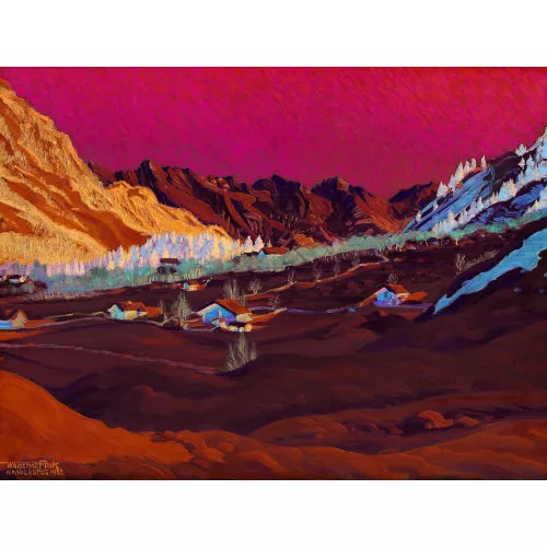 Waldemar Fink — "Winternachmittag".