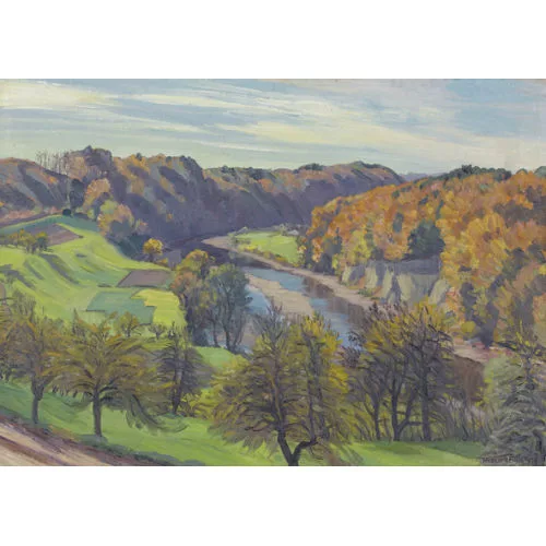 Waldemar Fink — "Herbsttag bei Worblaufen".