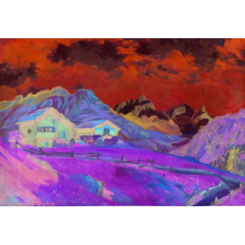 Waldemar Fink — "Sommertag bei Zermatt".